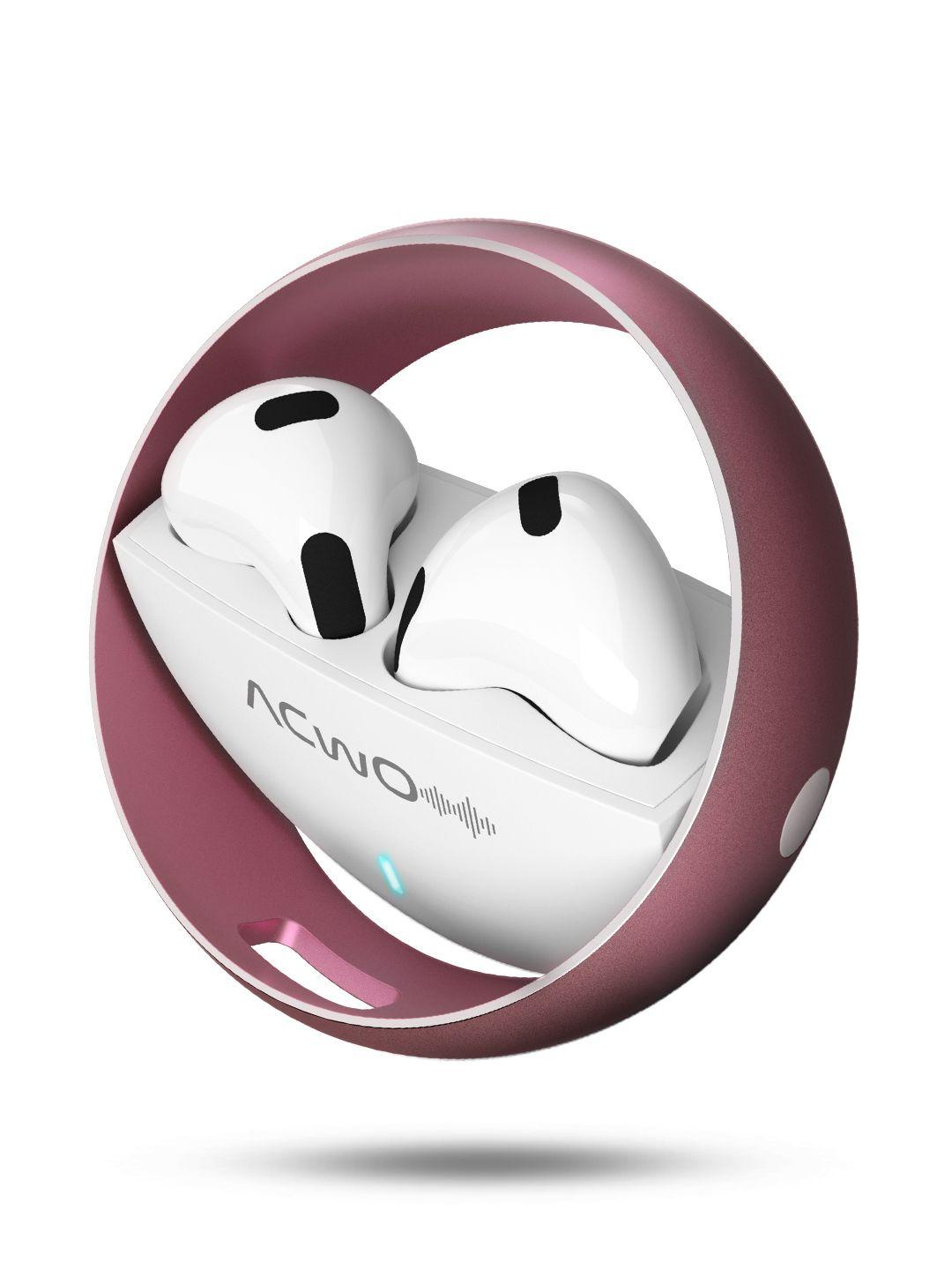 acwo dwots muze rotating design wireless earbud with noise cancellation & 30h playtime
