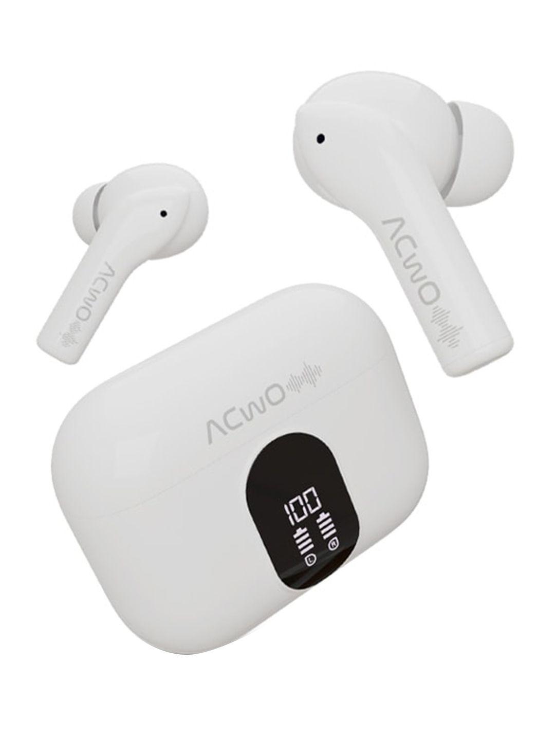 acwo dwots 545 truly wireless earbuds 48h playtime with bass & gaming mode & quad mic enc
