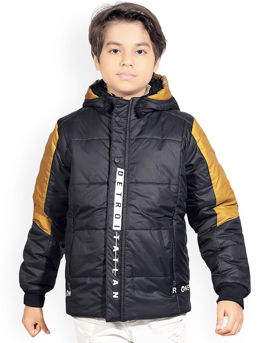 ad & av boys charcoal water resistant padded jacket