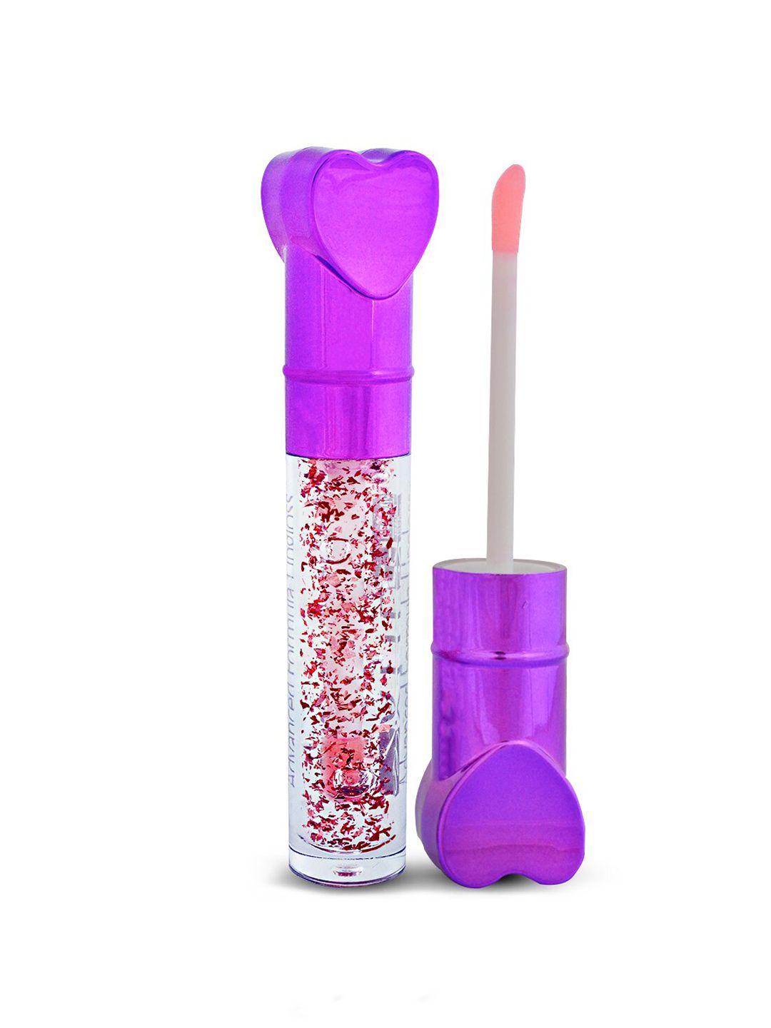 adbeni glittery color changing lip gloss for dry & chapped lips - 10ml - purple heart