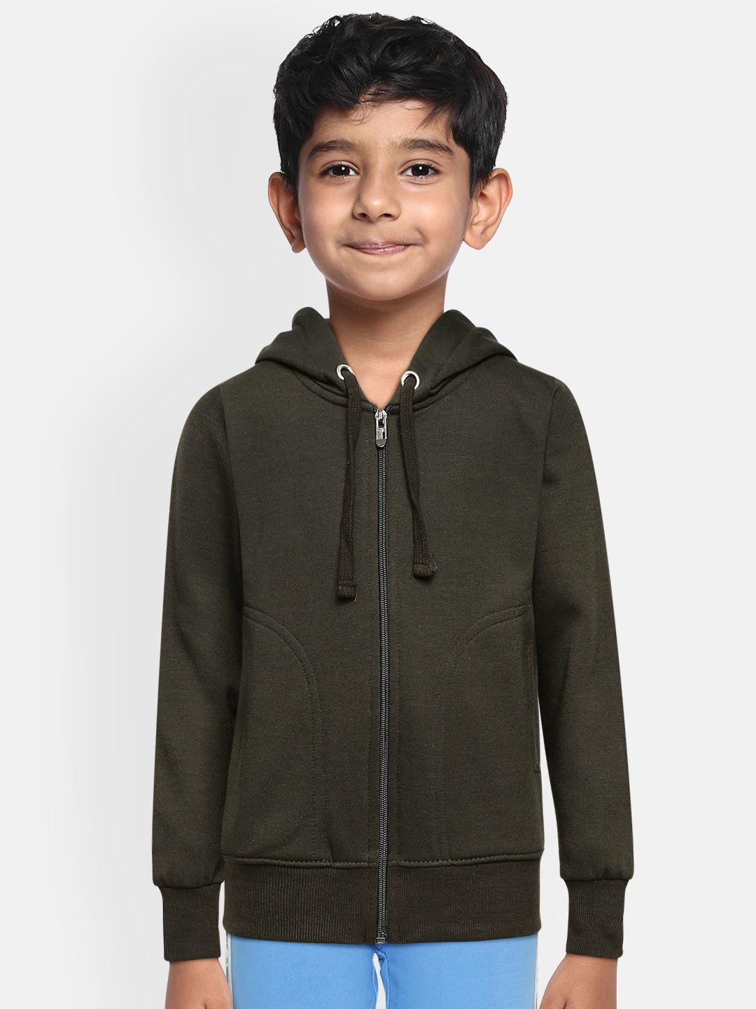 adbucks boys olive green hooded sweatshirt