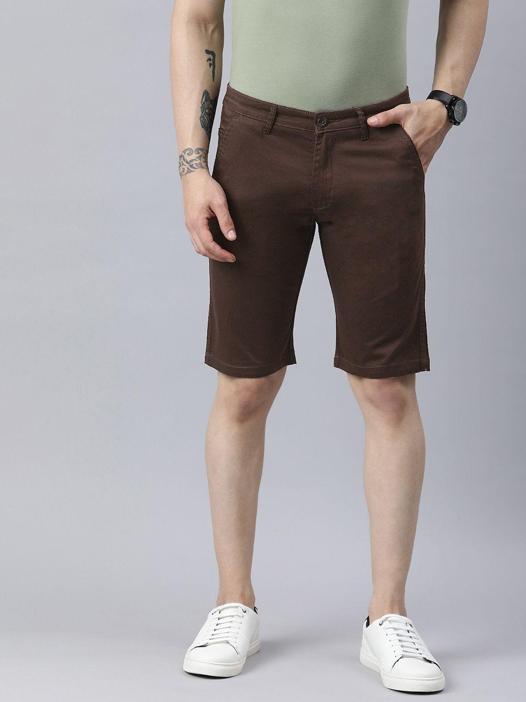 adbucks men regular fit chino shorts