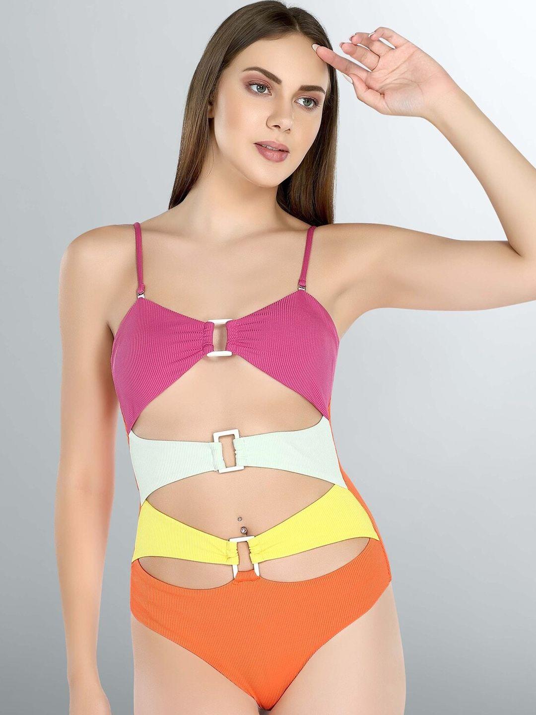 addery colourblocked bodysuit