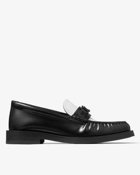 addie flat loafers with jc emblem