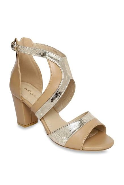 addons nude ankle strap sandals