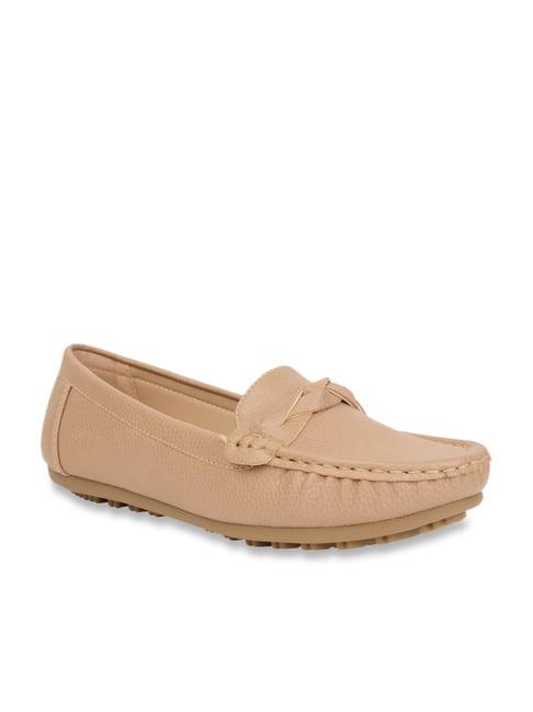 addons women's  cream casual loafers