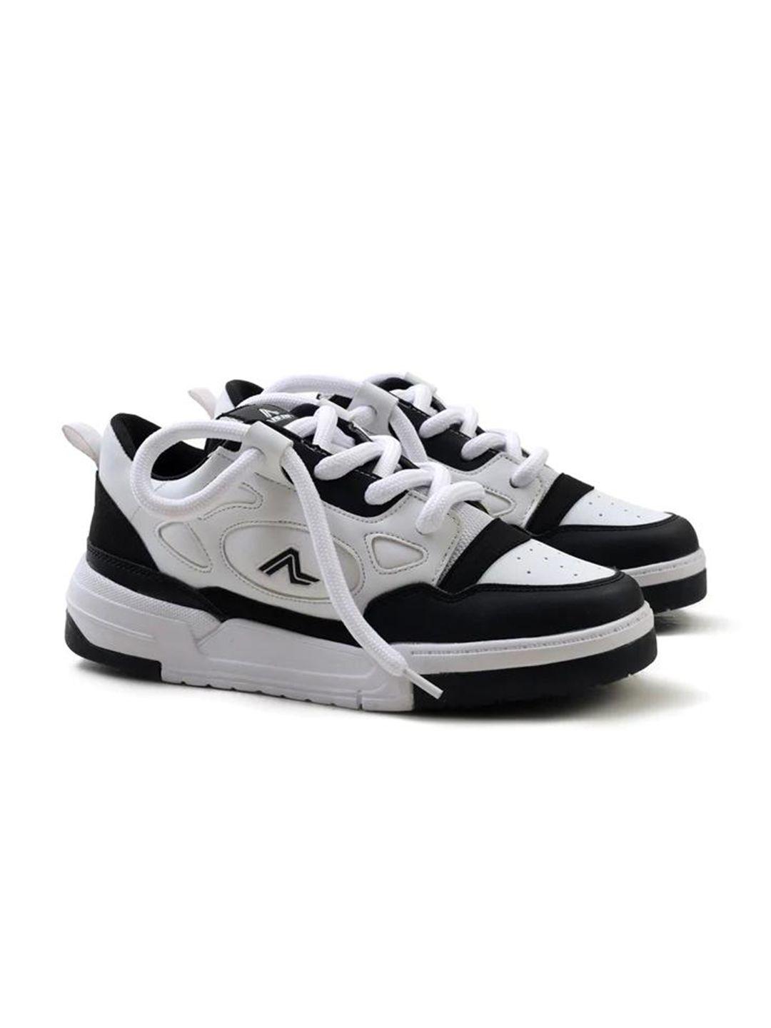 adeboy men colourblocked lace up sneakers