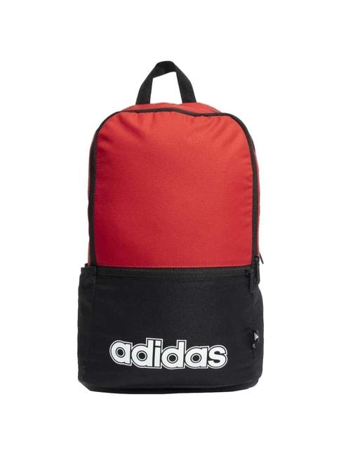 adidas 20 ltrs red & black medium backpack