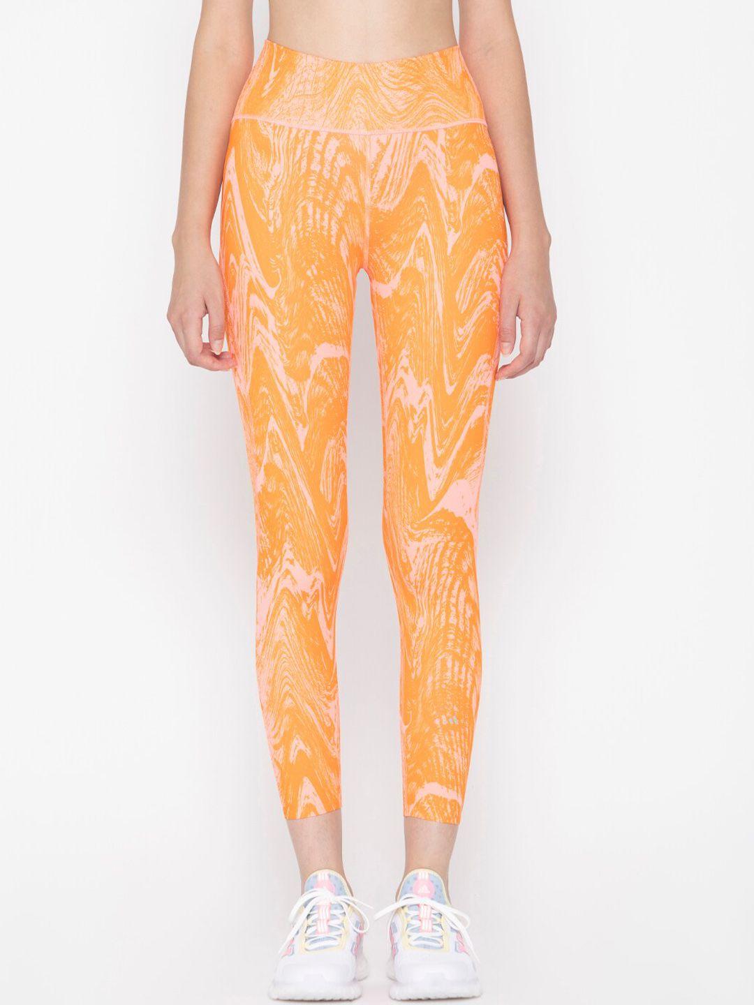 adidas asmc tpr ot 7/8 women abstract printed ankle length tights