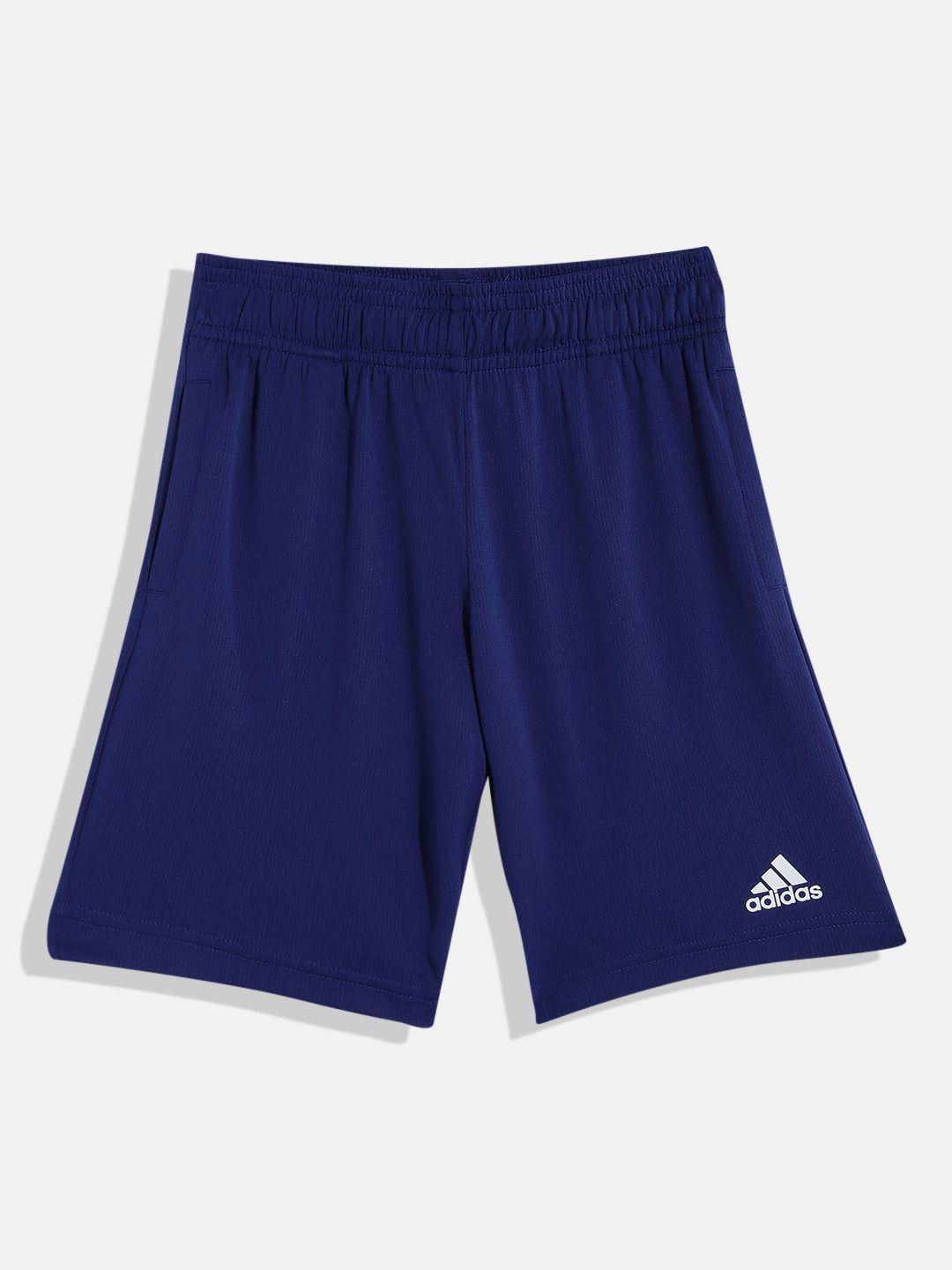 adidas boys navy blue shorts