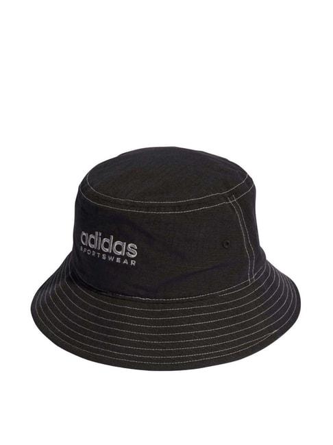 adidas classic cotton black solid bucket hat