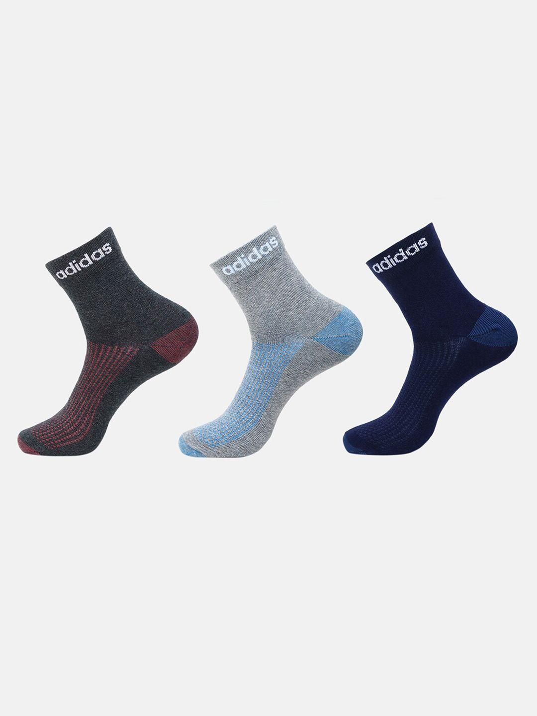 adidas men pack of 3 flat knit ankle socks