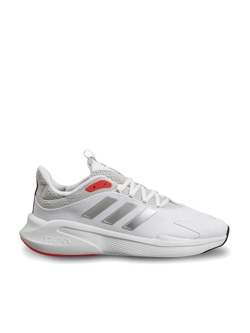 adidas men's alphaedge + white running shoes
