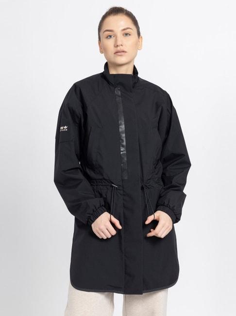adidas originals black longline jacket