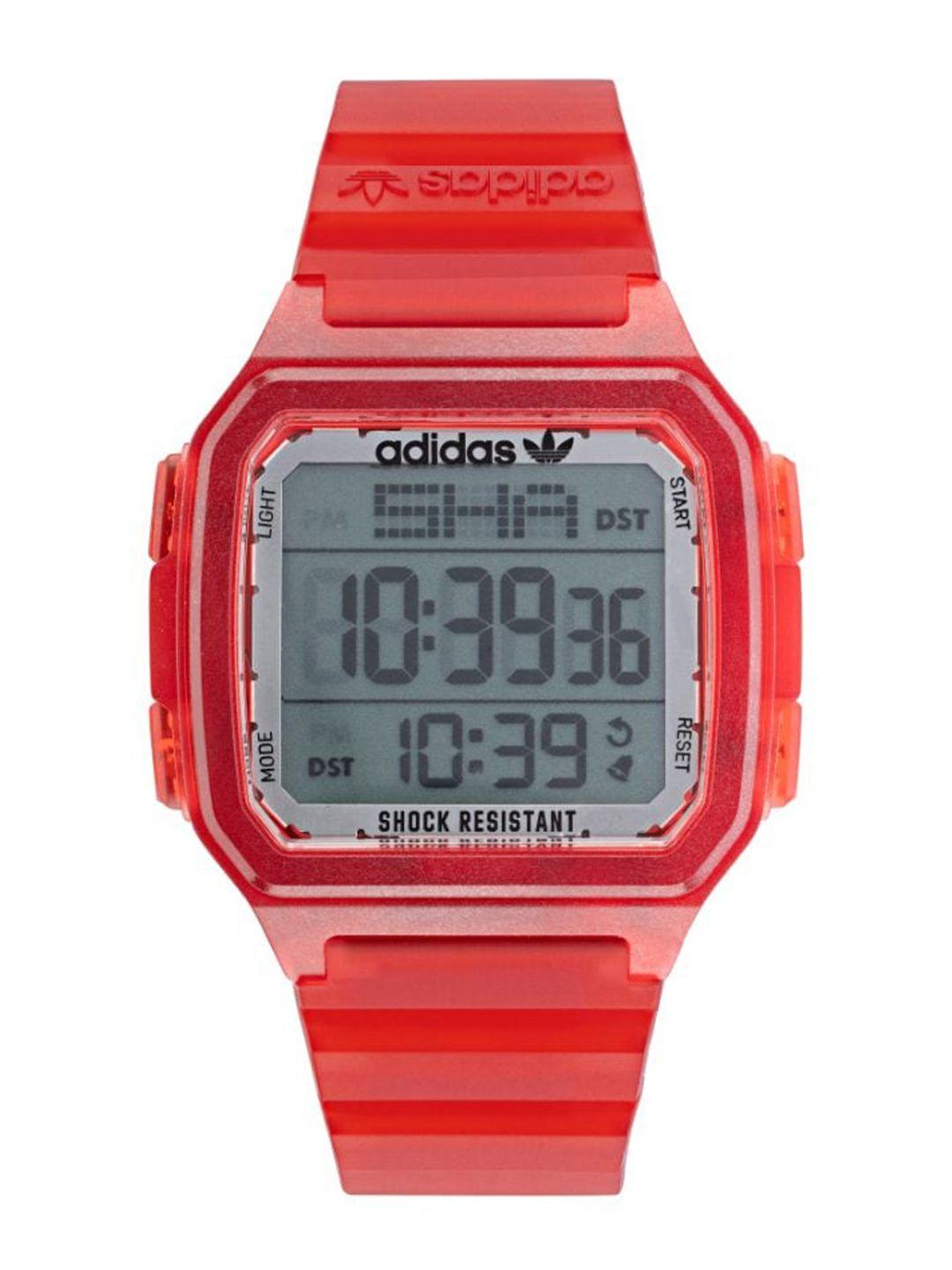 adidas originals men dial & straps digital watch aost22051
