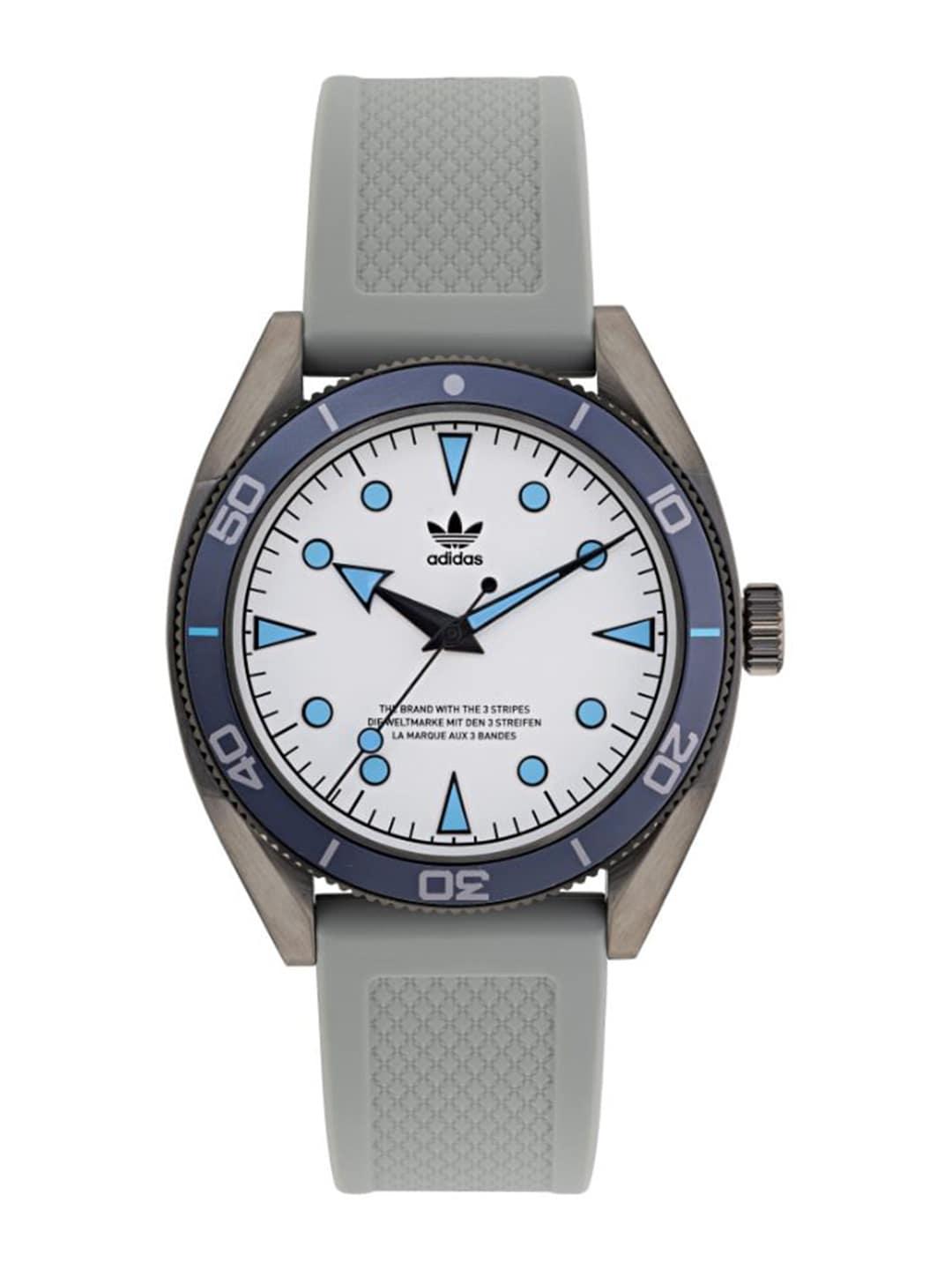 adidas originals men printed dial & straps analogue watch aofh22003