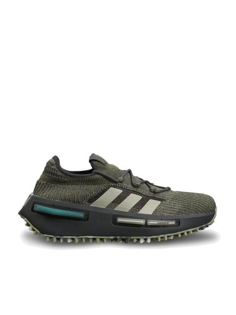 adidas originals men's nmd_s1 green running shoes