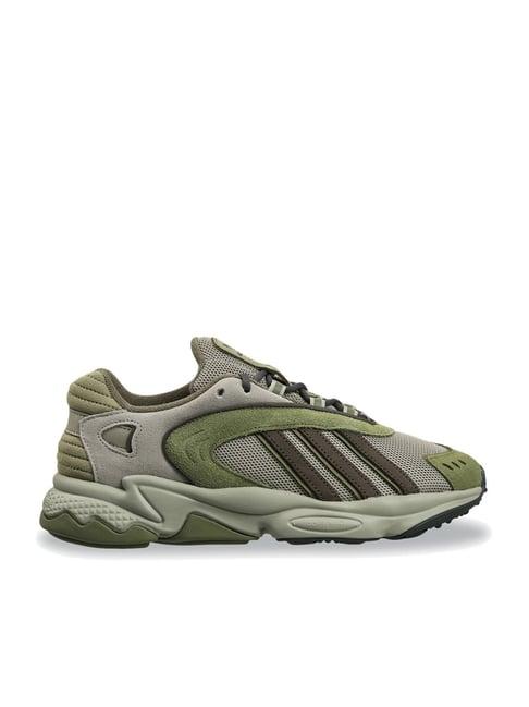 adidas originals men's oztral green running shoes