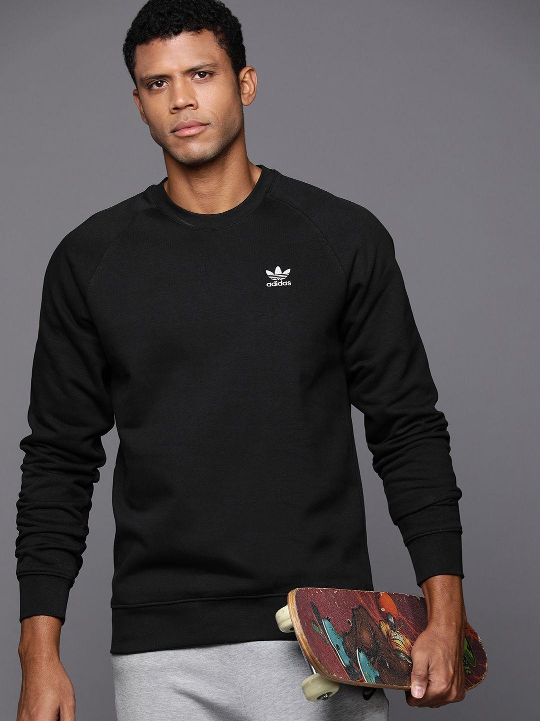 adidas originals trefoil essential crewneck sweatshirt
