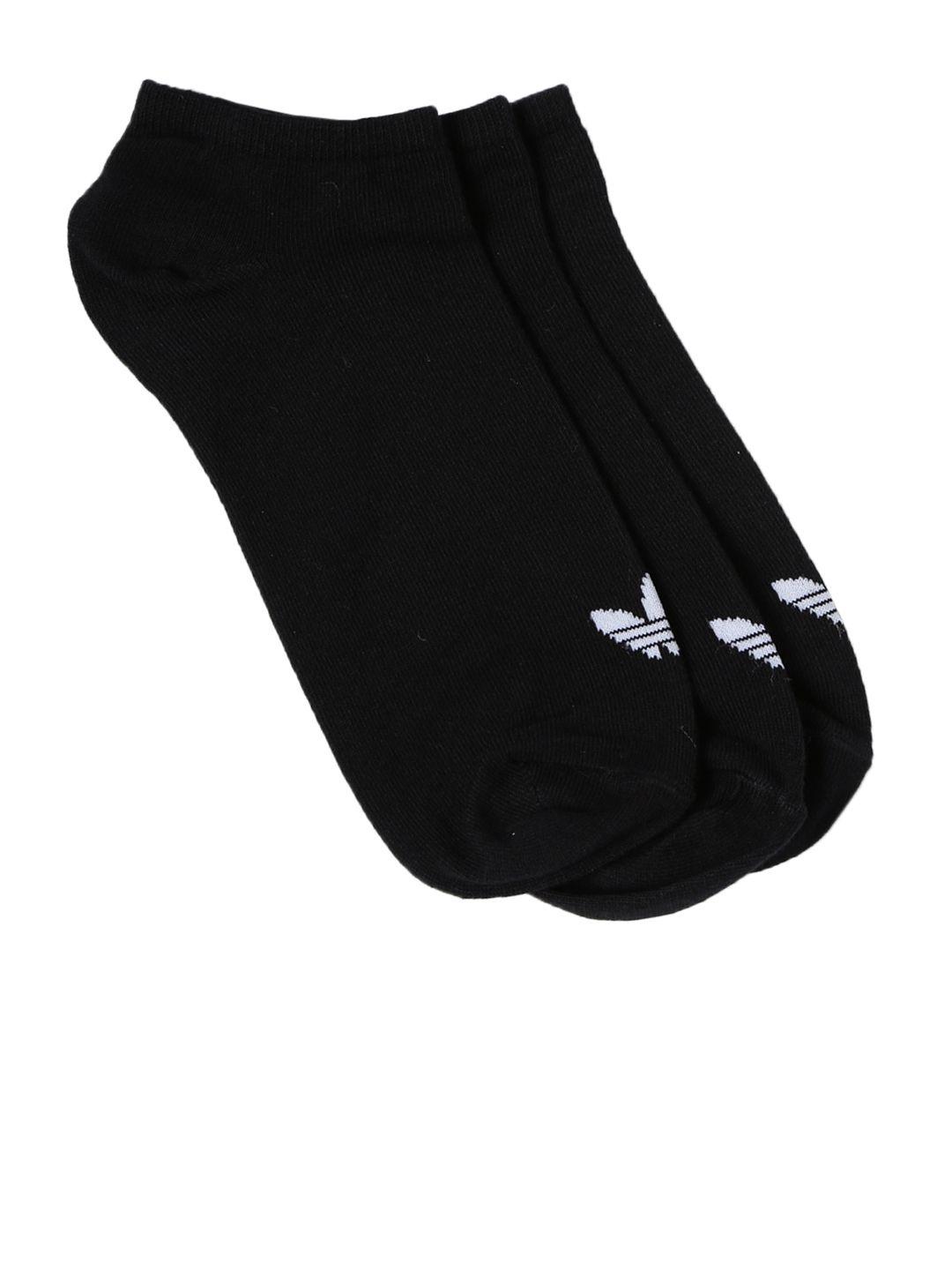 adidas unisex black s20274 ankle-length running socks