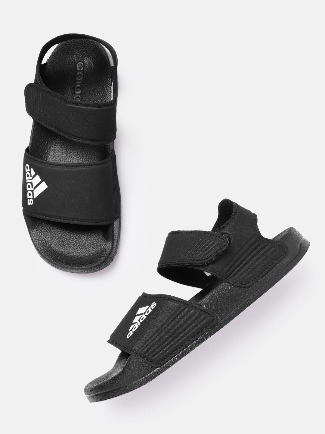 adidas unisex kids brand logo detail adilette sports sandals
