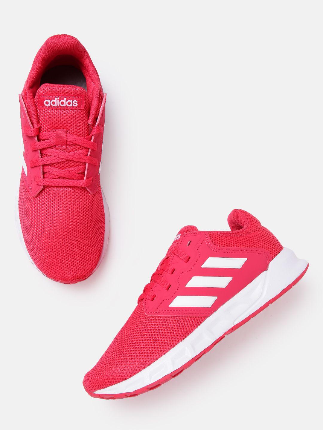 adidas women pink shoetheway sneakers