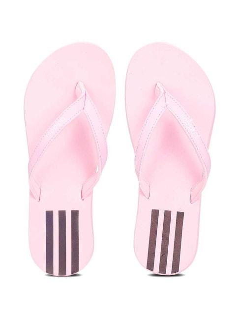 adidas women's eezay pink flip flops