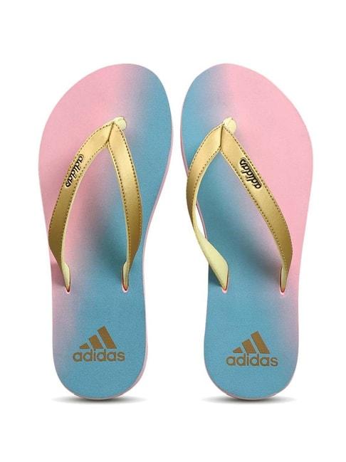 adidas women's galacto w gold flip flops