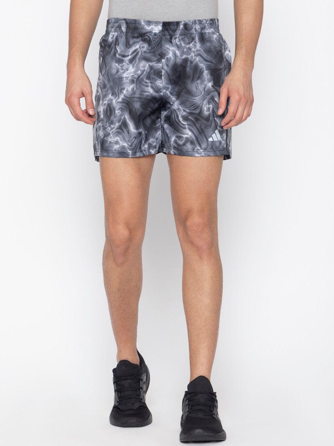 adidas abstract printed sip-on shorts