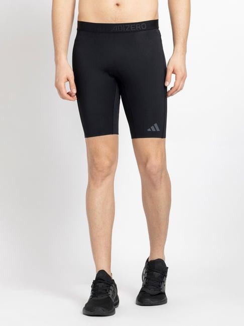 adidas black fitted sports tights