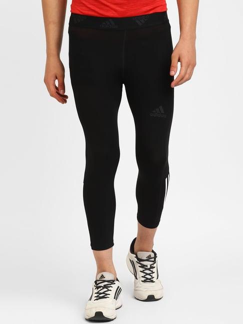 adidas black fitted tights