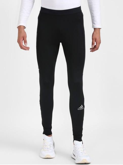 adidas black fitted tights