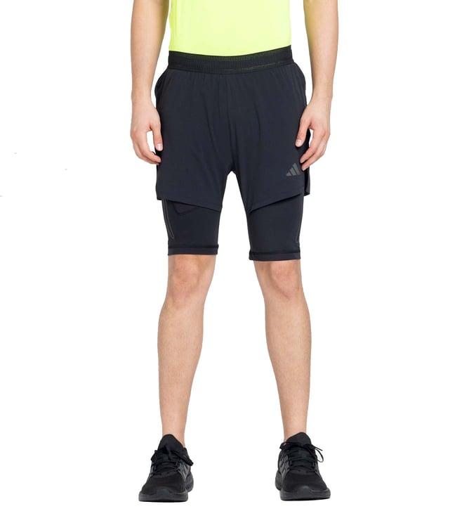 adidas black logo regular fit shorts