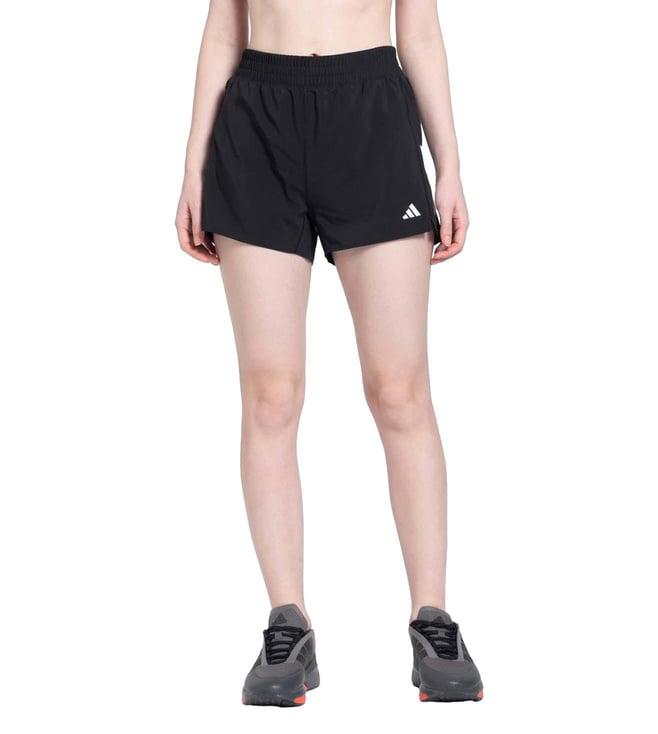 adidas black logo regular fit shorts