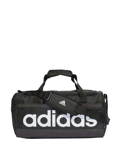 adidas black medium duffle bag