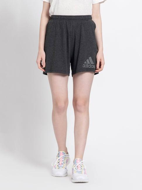 adidas black printed sports shorts