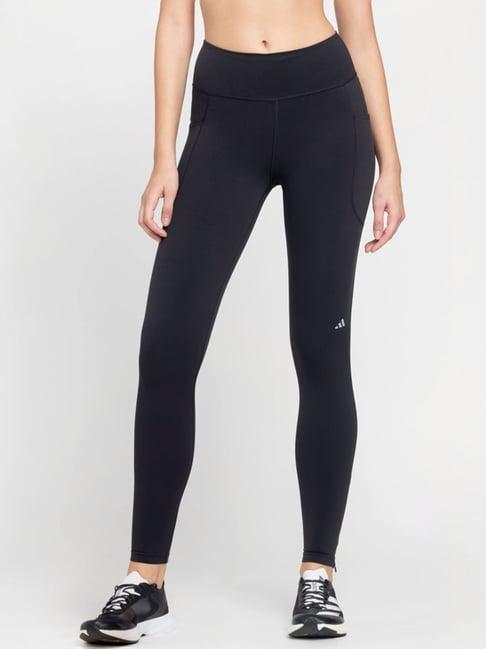 adidas black printed sports tights