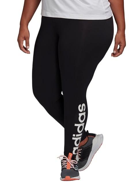 adidas black printed tights