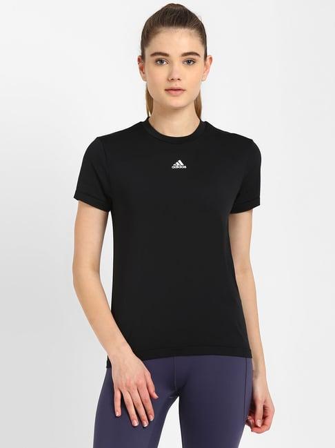 adidas black slim fit t-shirt