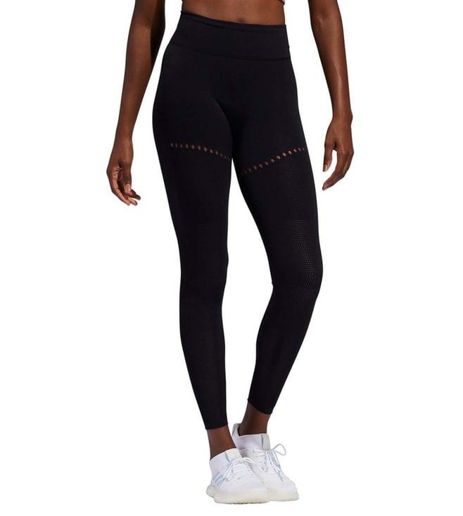 adidas black slim fit tights