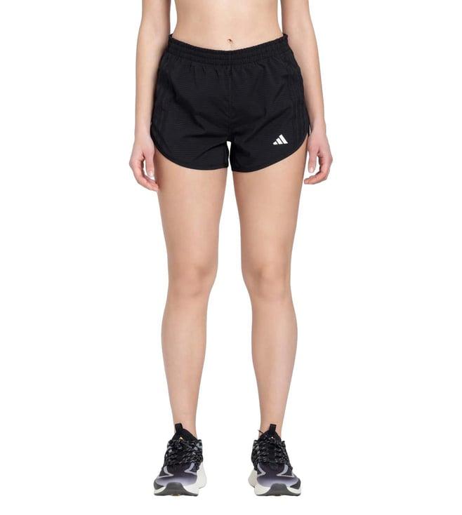 adidas black stripes regular fit shorts