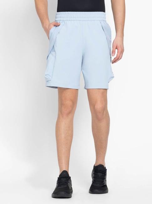 adidas blue regular fit sports shorts