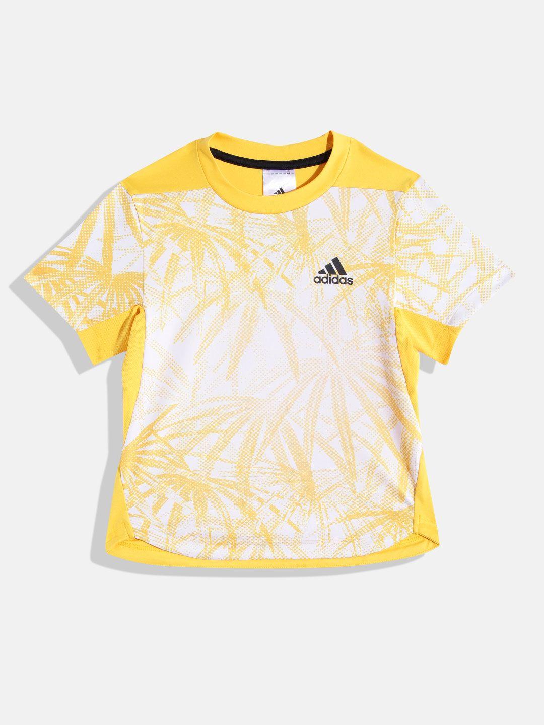 adidas boys abstract ao printed t-shirt