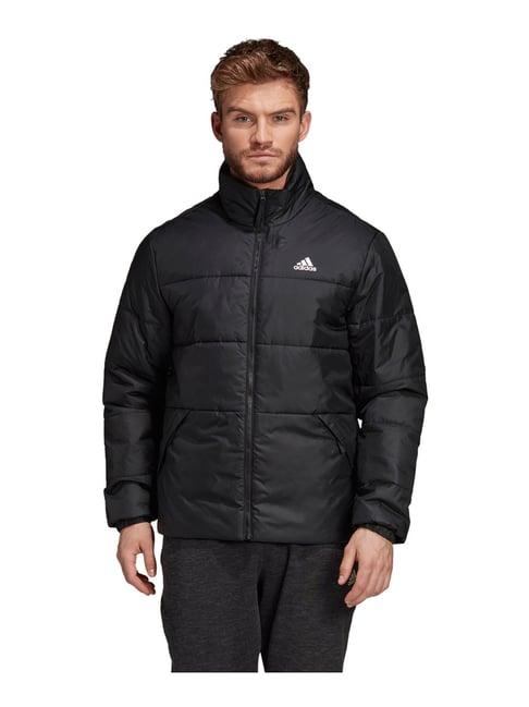 adidas bsc inslt jkt black regular fit quilted jacket