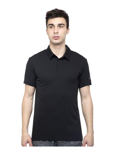 adidas clmch m polo sl black regular fit polo t-shirt