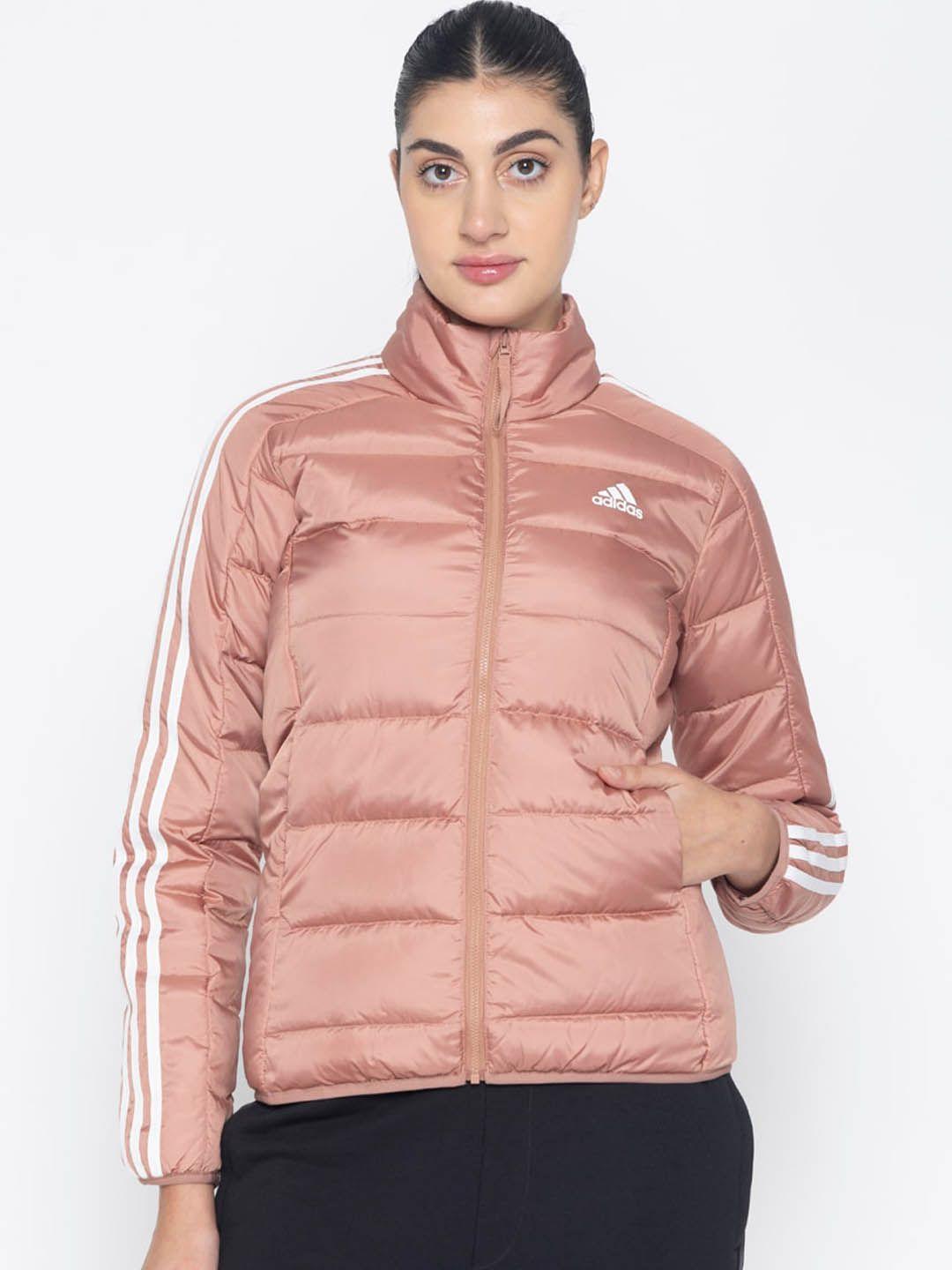 adidas essentials 3-stripes light down puffer jacket