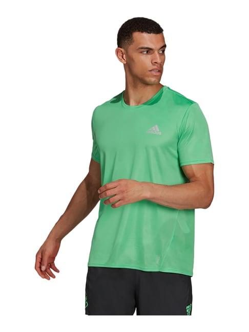 adidas green crew neck t-shirt