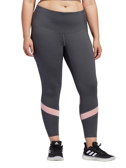 adidas grey mid rise tights