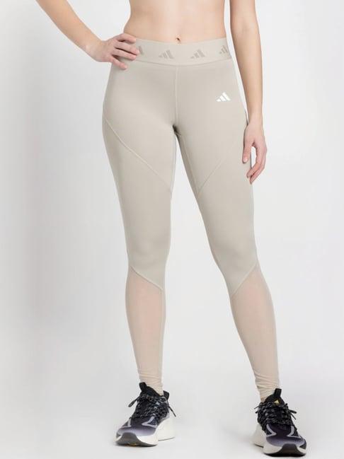 adidas grey printed sports tights