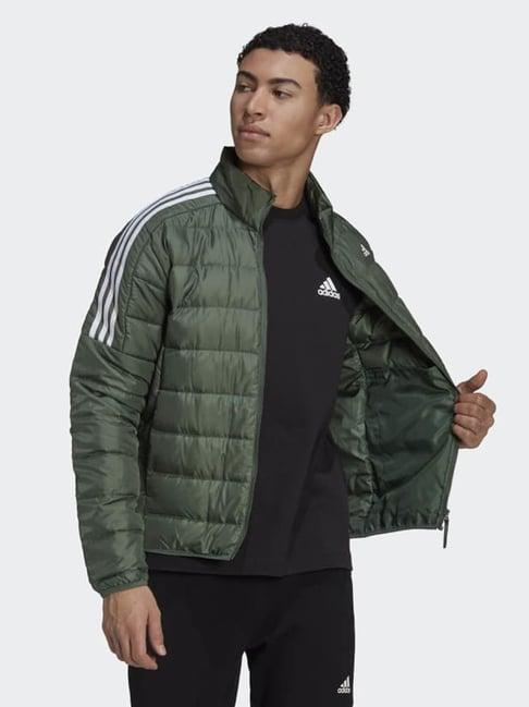 adidas grey regular fit quilted jacket